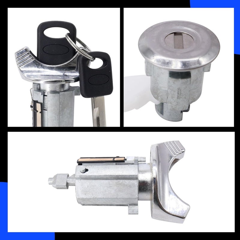 OXCANO Ignition Lock Cylinder Switch & Door Lock Cylinders Compatible with 1990 1991 1992 1993 1994 1995 Ford F150/250/350, E150/250/350 Ranger Aerostar Bronco & Mercury Grand Marquis Vehicles - Image 5